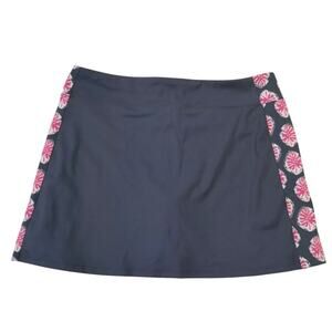 Tommy Bahama golf sports Athleisure skort UPF 50 wicking gray tropical womns. XL